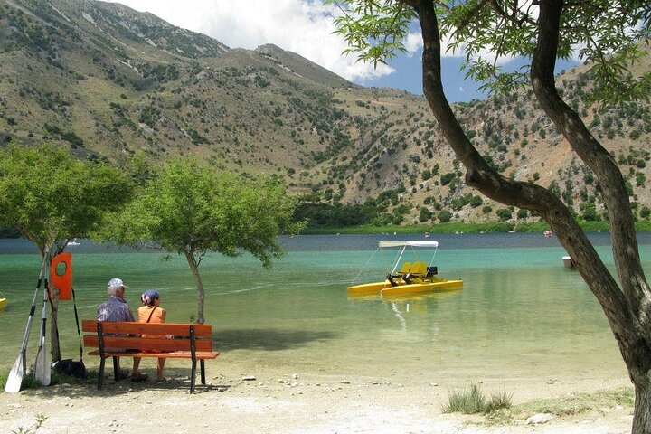 Lake Kournas Pedal Boat Tour with Transfer - Photo 1 of 6