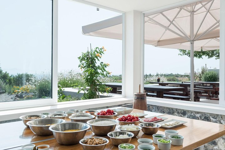 Private Santorini Cooking Class with a Chef Overlooking a Beautiful Garden - Photo 1 of 8