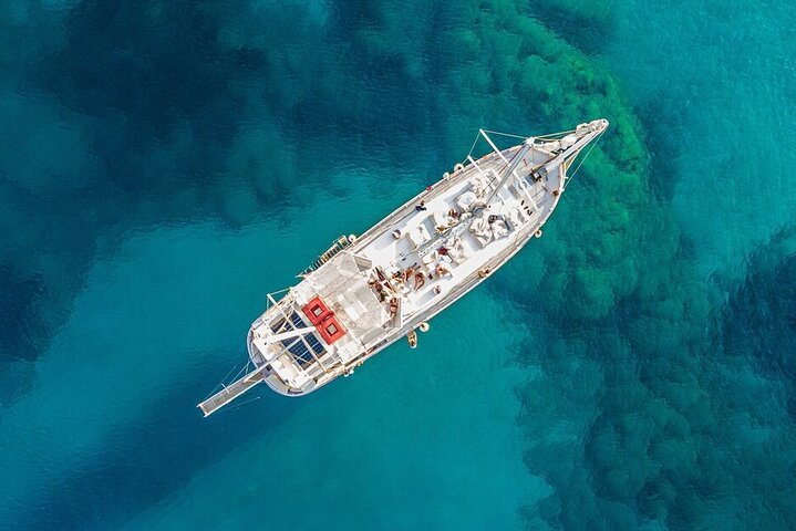 Romantika Rhodes boat cruise Drone picture