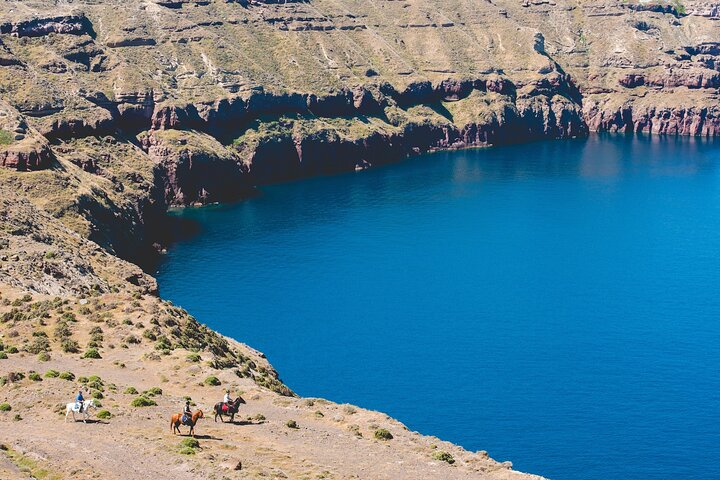 Santorini: Horse riding on the Caldera cliff - Photo 1 of 10