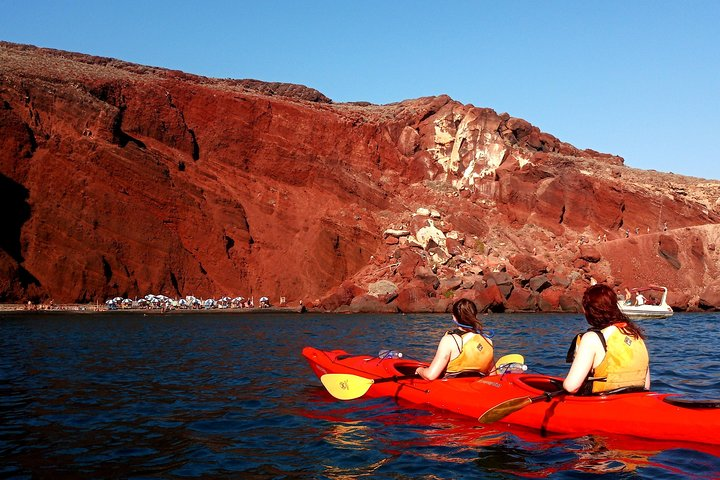 Santorini: Sea Kayaking with Light Lunch - Photo 1 of 18