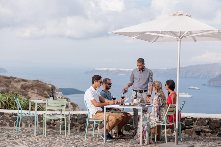 Wine tasting with a view