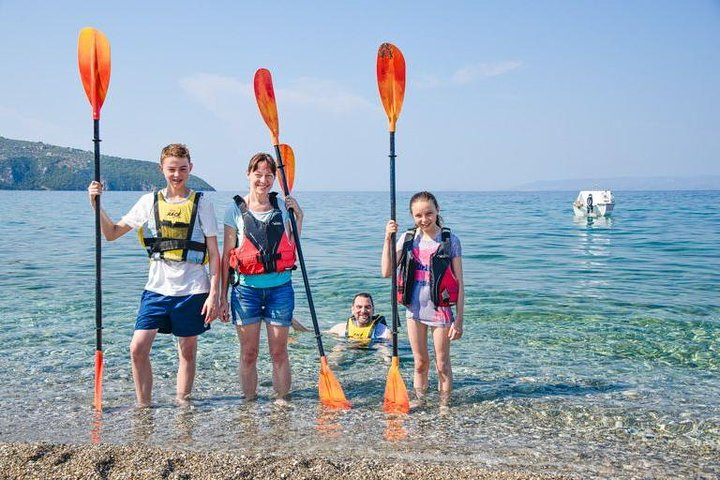 Ready to paddle in crystal water