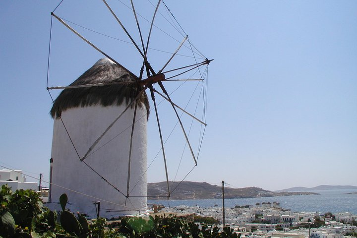 Windmill over the city