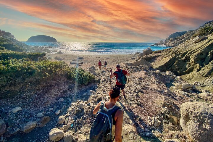 Small Group Hiking Sunset in Monolithos - Photo 1 of 16