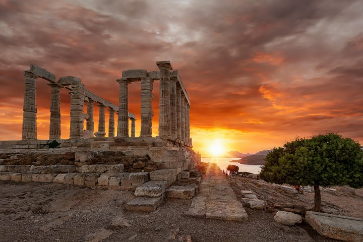 Sunset - Temple of Poseidon