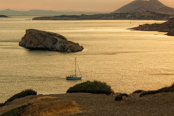 Sunset at Cape Sunio and swimming in Attica riviera - Photo 1 of 10