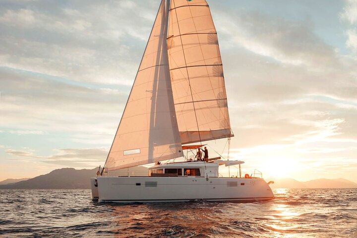 Sunset - sailing cruise on yacht catamaran, Rethymno, Crete - Photo 1 of 18