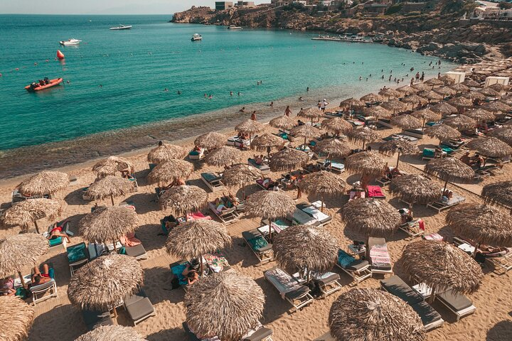 Super Paradise Beach Mykonos Seaside Sunbed (3rd & 4th row) - Photo 1 of 10