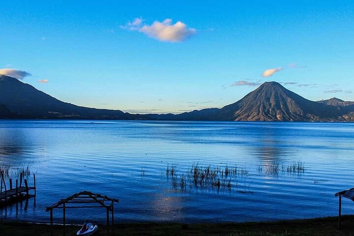 Atitlan's volcanoes.