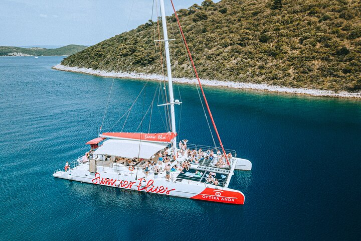 Full-Day Catamaran Cruise to Hvar & Pakleni Islands with Food and free Drinks - Photo 1 of 18