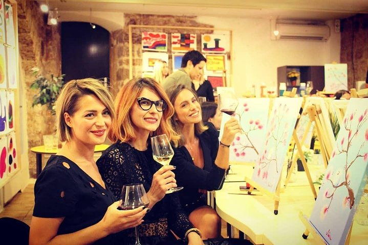 No experience needed, enjoy free wine and have a good time while painting and sipping with us!