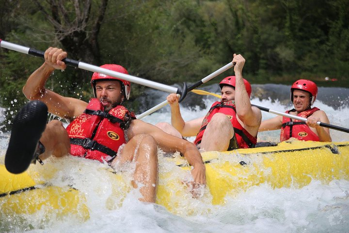 Rapids grade II and III on Cetina river