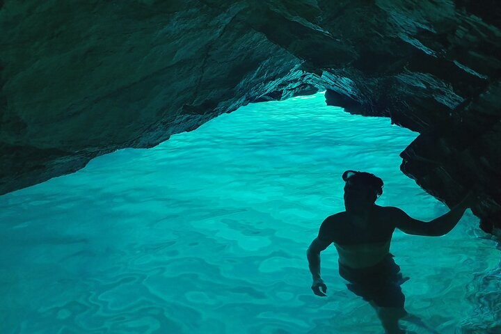 Sea Kayaking and Snorkeling to Green Cave on Sipan island from Lopud - Photo 1 of 13