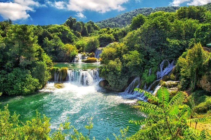 Split: Krka Waterfalls Morning/Afternoon with Boat Cruse, Olive Oil & Wine Taste - Photo 1 of 25