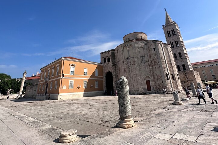 St. Donatus and St. Anastasia view from Roman main square