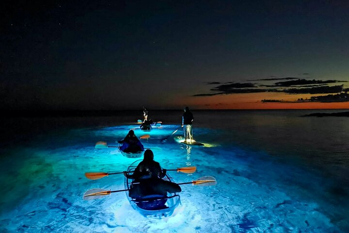 Transparent Kayak Night Glow Experience from Pula - Photo 1 of 18