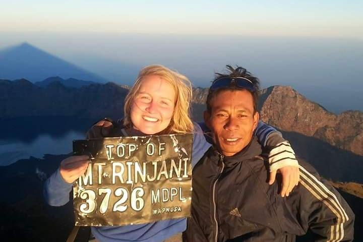 Top of Rinjani Summit