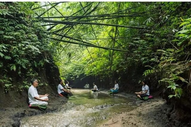 Meditations in the hidden gems river