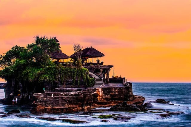 Tanah Lot Temple Sunset