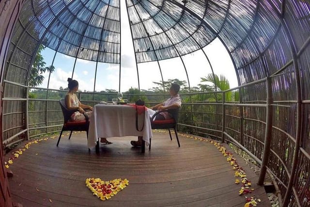 Birds Nest Romantic Dining in Ubud - Photo 1 of 5