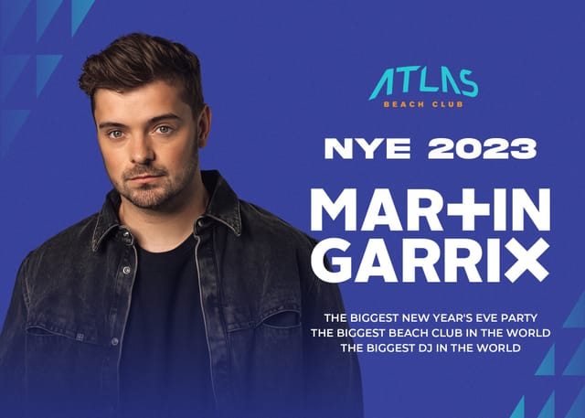 Martin Garrix 2023 New Year's Eve Party at Atlas Beach Fest - Photo 1 of 9