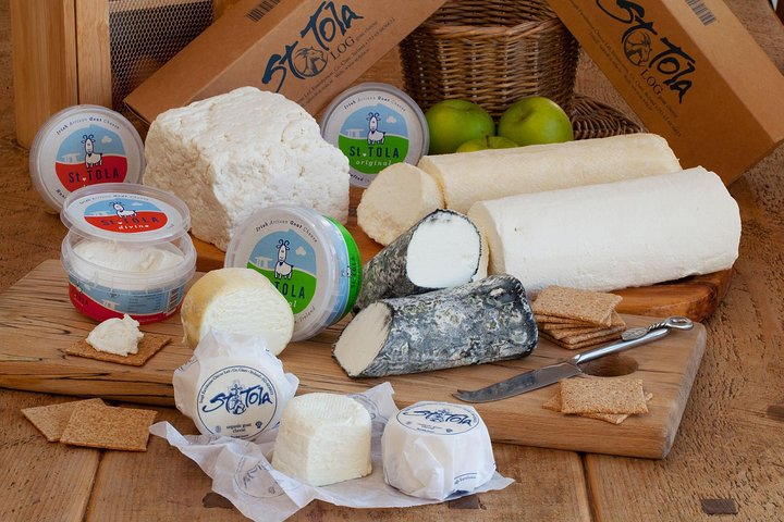 Enjoy a variety of goat cheeses 