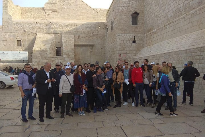 Bethlehem. Byzantine Church of the Nativity. The place where Jesus was born.