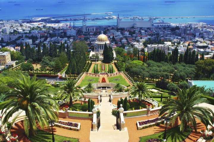 Relish in a view of Baha'i Gardens in Haifa 