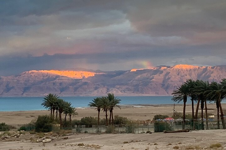 Sunset on the Dead Sea