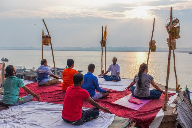 3 Hour Yoga Experience on the Ghats in Varanasi - Photo 1 of 5