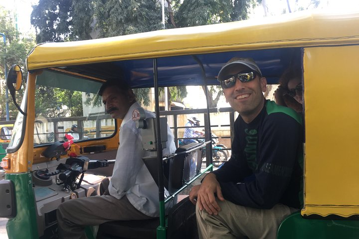 Experience Bengaluru in Tuk Tuk, the most common mode of public transport in the city.