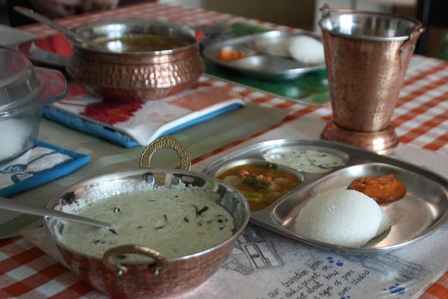 Homecooked Indian food