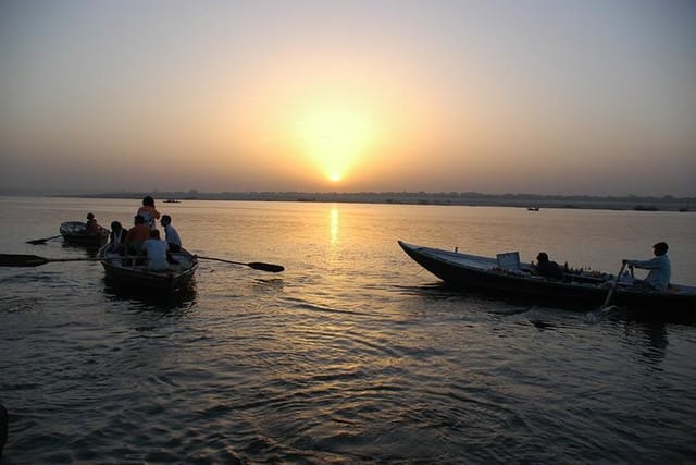 Ganges with Boats