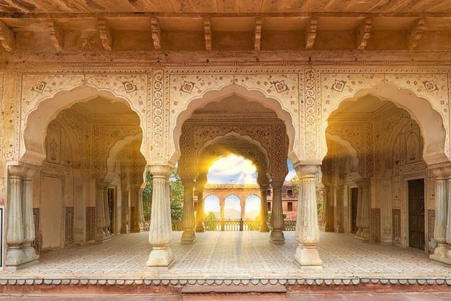 Jaipur Amer Fort, Jal Mahal & Stepwell Private Half-Day Tour
