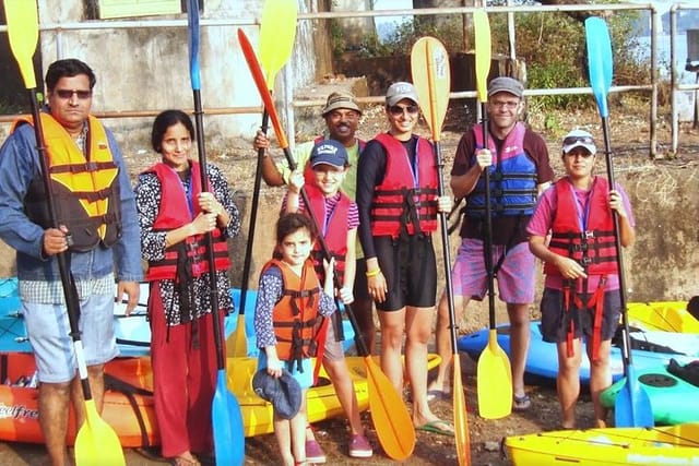 Kayaking On River Nerul In Goa