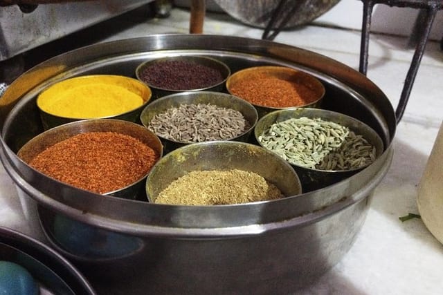 Cook with traditional Indian spices