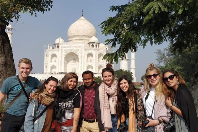 Taj Mahal and Agra Fort Group Tour by Superfast Train - Photo 1 of 9