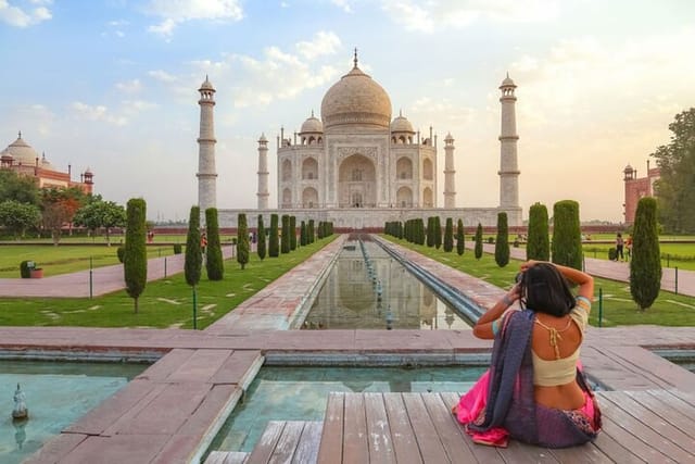 Taj Mahal view at Sunrise - Photo 1 of 12