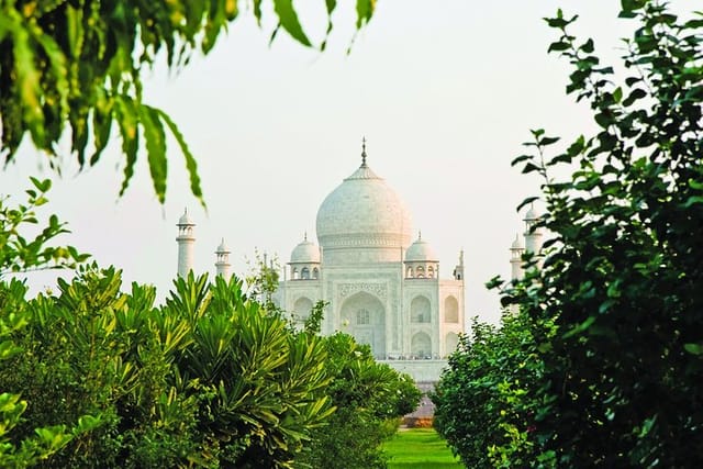 View of the Taj from Mehtab bagh