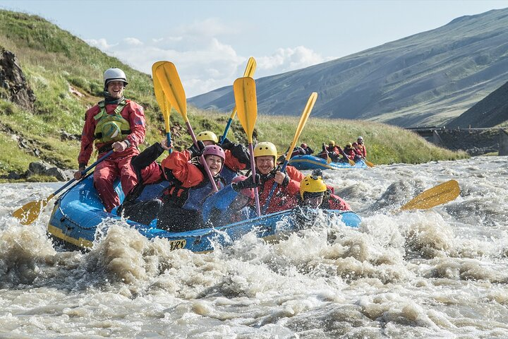 Family Rafting Day Trip from Hafgrímsstaðir: Grade 2 White Water Rafting on the West Glacial River - Photo 1 of 13