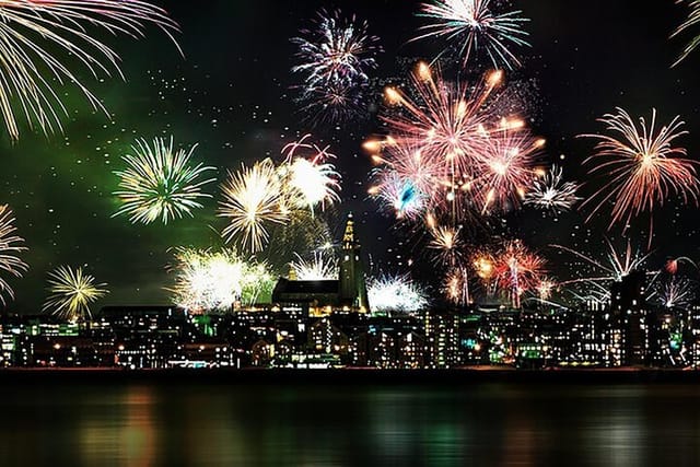 New Years Fireworks by Boat from Reykjavik - Photo 1 of 11