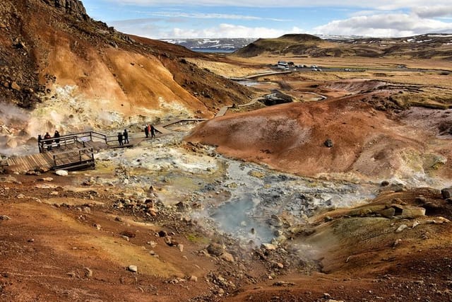 Krysuvik geothermal hot spring area