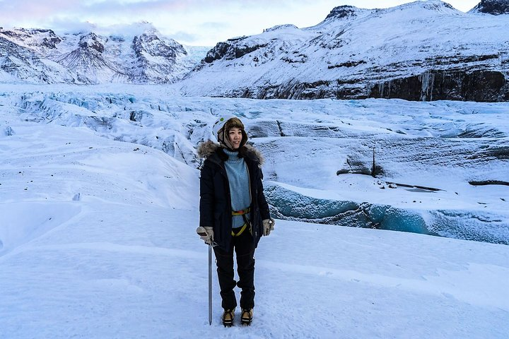 Glacier hiking on Vatnajokull 