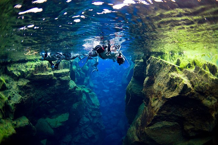 Snorkeling in Silfra 