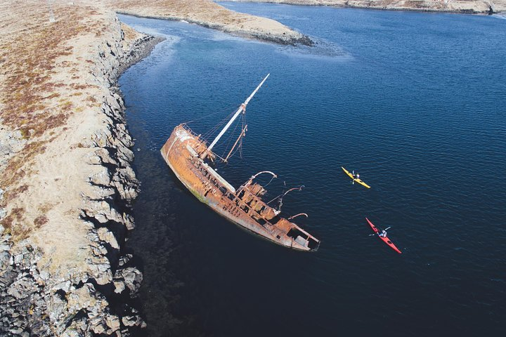 Stykkisholmur ship wreck kayaking