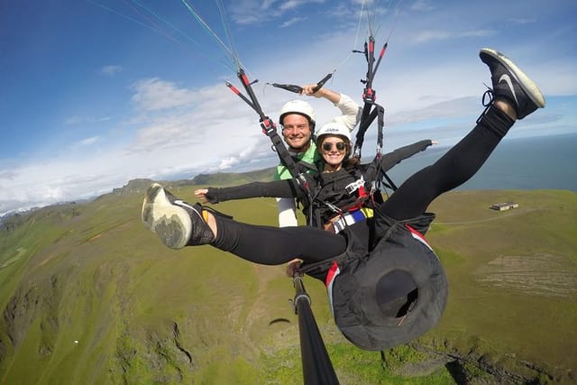 Flying over Vik i Myrdal