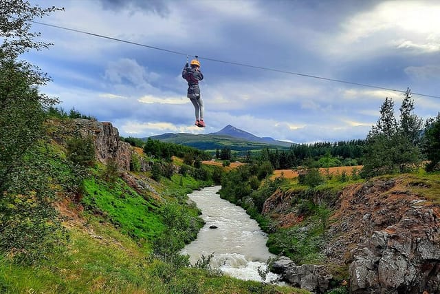 Zipline Akureyri, Iceland