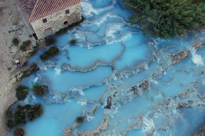 A unique experience of visiting different thermals of Toscana. Natural baths of Saturnia with their mineral waters cure numerous desease.