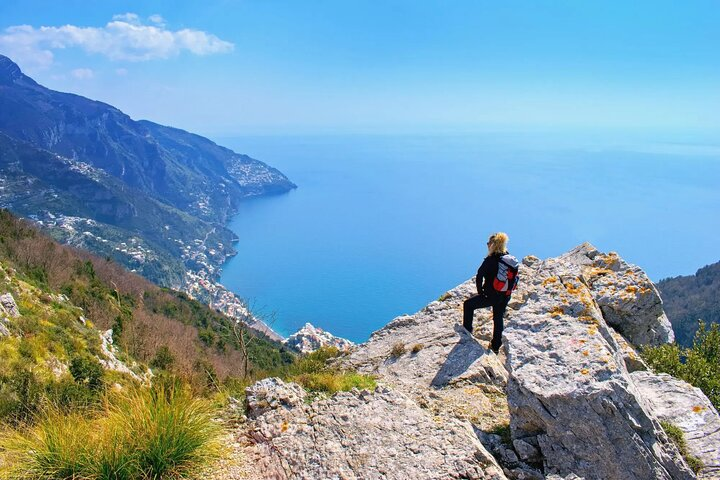 Incredible hiking trails above Positano